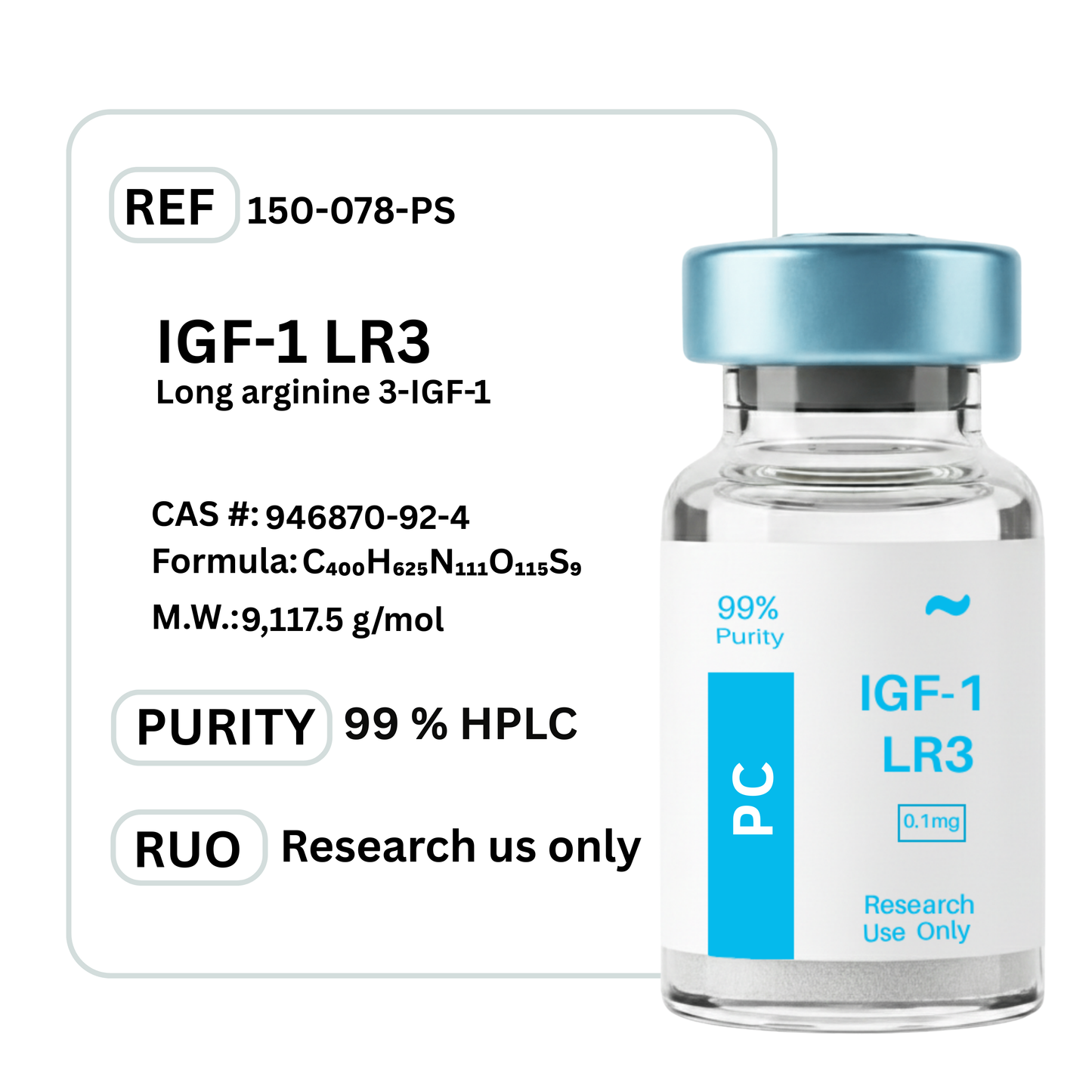 IGF-1 LR3 (Long R3)